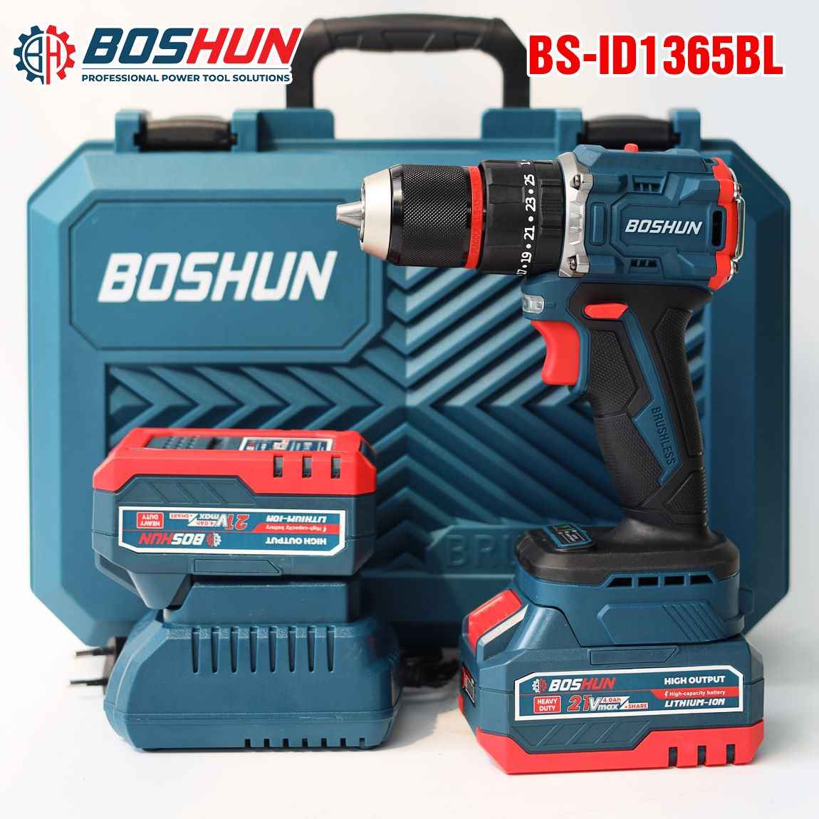 Máy khoan pin Boshun BS-ID2110 (Động cơ không chổi than Brushless) - image 1
